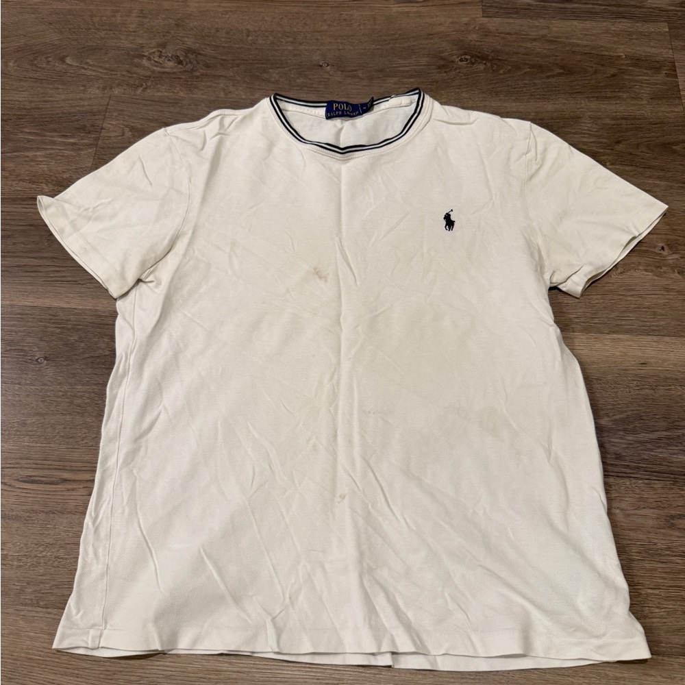 Polo by Ralph Lauren Men's Cream Tee